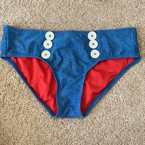 Denim Bikini Bottoms